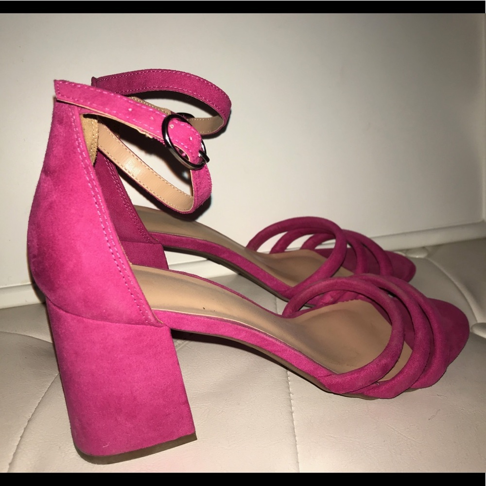 Pink A New Day Heeled Strappy Heeled Sandal